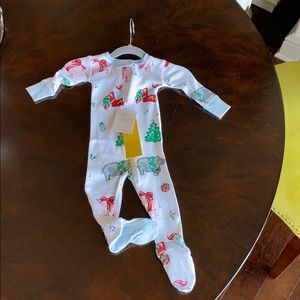 NWT TBBC 3-6 month footed pajama